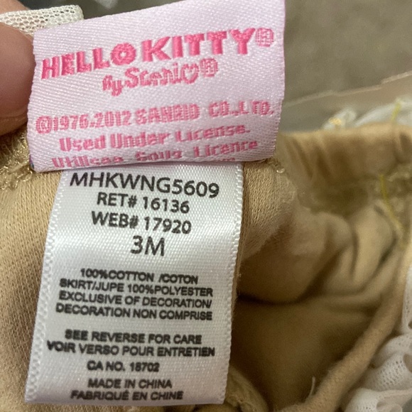 Hello Kitty Gold and White Tutu Leggings - Picture 5 of 5